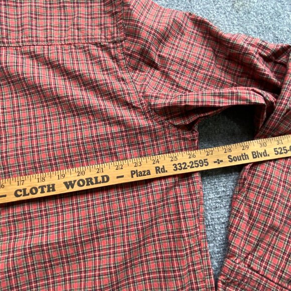 Woolrich Shirt Mens XL Red Tartan Plaid Original Outdoor Wear‎ Button-Down Hike - Picture 15 of 16